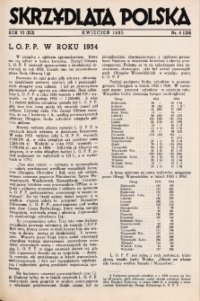 Skrzydlata Polska. 1935, nr 4