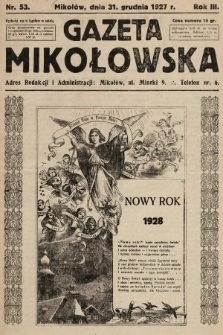 Gazeta Mikołowska. 1927, nr 53