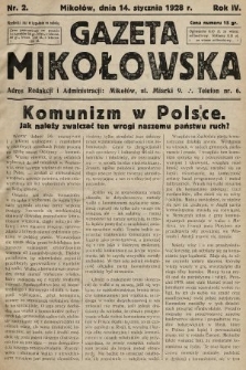 Gazeta Mikołowska. 1928, nr 2