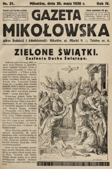 Gazeta Mikołowska. 1928, nr 21