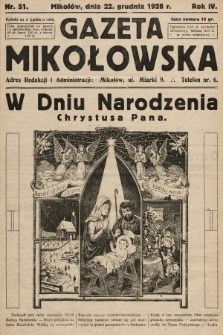 Gazeta Mikołowska. 1928, nr 51