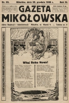 Gazeta Mikołowska. 1928, nr 52