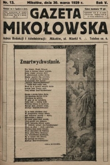 Gazeta Mikołowska. 1929, nr 13