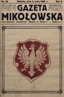 Gazeta Mikołowska. 1929, nr 18