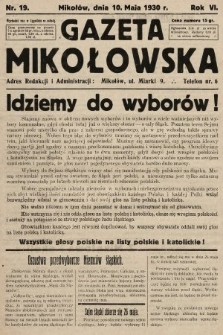 Gazeta Mikołowska. 1930, nr 19