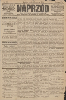 Naprzód : organ polskiej partyi socyalno demokratycznej. 1906, nr 170