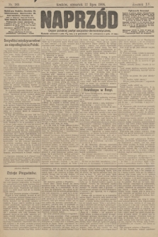 Naprzód : organ polskiej partyi socyalno demokratycznej. 1906, nr 189