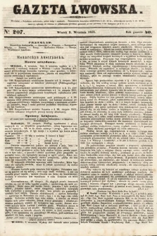 Gazeta Lwowska. 1851, nr 207