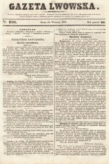 Gazeta Lwowska. 1851, nr 208