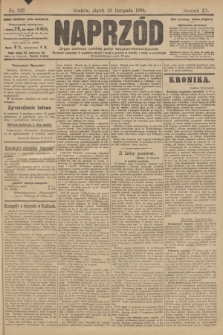 Naprzód : organ polskiej partyi socyalno demokratycznej. 1906, nr 329