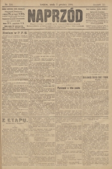 Naprzód : organ polskiej partyi socyalno demokratycznej. 1906, nr 334