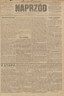 Naprzód : organ polskiej partyi socyalno demokratycznej. 1906, nr 342