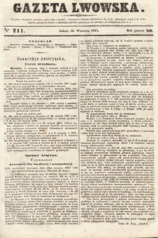 Gazeta Lwowska. 1851, nr 211