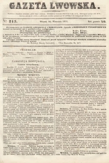 Gazeta Lwowska. 1851, nr 213