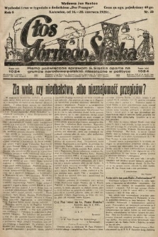 Głos Górnego Śląska : pismo poświęcone sprawom G. Śląska oparte na gruncie narodowo-polskim niezależne w polityce. 1928, nr 25