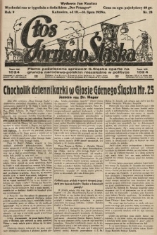 Głos Górnego Śląska : pismo poświęcone sprawom G. Śląska oparte na gruncie narodowo-polskim niezależne w polityce. 1929, nr 28