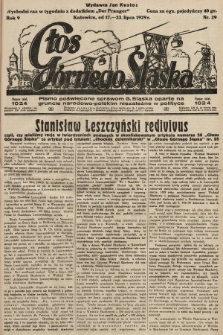 Głos Górnego Śląska : pismo poświęcone sprawom G. Śląska oparte na gruncie narodowo-polskim niezależne w polityce. 1929, nr 29