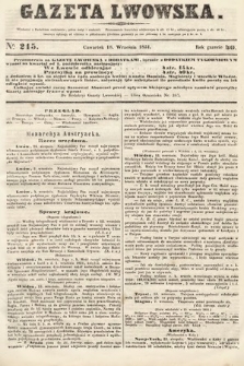 Gazeta Lwowska. 1851, nr 215