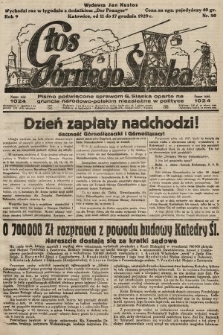 Głos Górnego Śląska : pismo poświęcone sprawom G. Śląska oparte na gruncie narodowo-polskim niezależne w polityce. 1929, nr 50