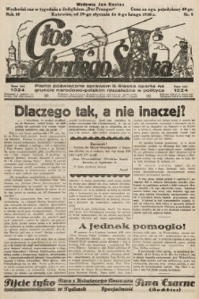 Głos Górnego Śląska : pismo poświęcone sprawom G. Śląska oparte na gruncie narodowo-polskim niezależne w polityce. 1930, nr 5