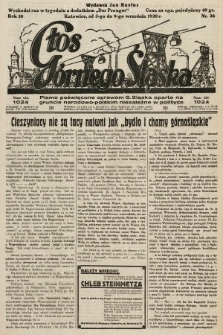 Głos Górnego Śląska : pismo poświęcone sprawom G. Śląska oparte na gruncie narodowo-polskim niezależne w polityce. 1930, nr 36