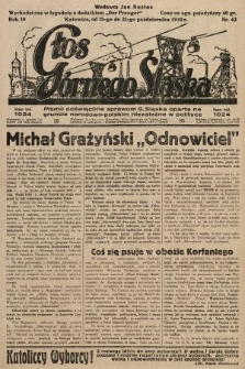 Głos Górnego Śląska : pismo poświęcone sprawom G. Śląska oparte na gruncie narodowo-polskim niezależne w polityce. 1930, nr 42