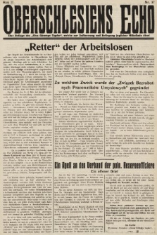 Głos Górnego Śląska : pismo poświęcone sprawom G. Śląska oparte na gruncie narodowo-polskim niezależne w polityce. 1931, nr 37