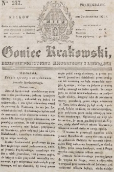 Goniec Krakowski : dziennik polityczny, historyczny i literacki. 1831, nr 237