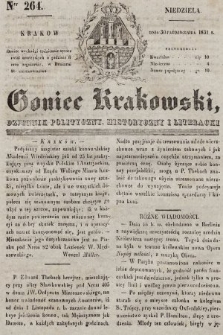 Goniec Krakowski : dziennik polityczny, historyczny i literacki. 1831, nr 264