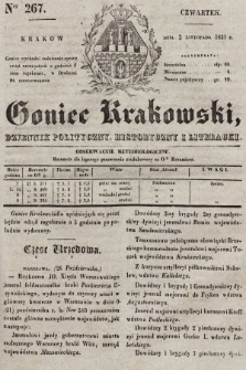 Goniec Krakowski : dziennik polityczny, historyczny i literacki. 1831, nr 267