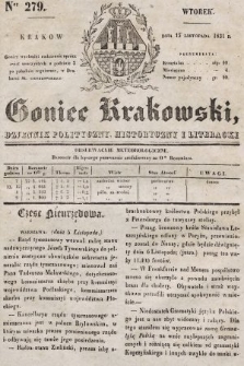 Goniec Krakowski : dziennik polityczny, historyczny i literacki. 1831, nr 279