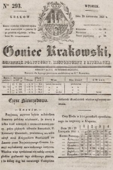 Goniec Krakowski : dziennik polityczny, historyczny i literacki. 1831, nr 293