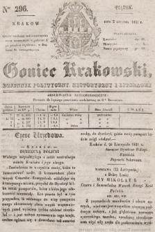 Goniec Krakowski : dziennik polityczny, historyczny i literacki. 1831, nr 296