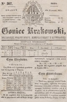 Goniec Krakowski : dziennik polityczny, historyczny i literacki. 1831, nr 307