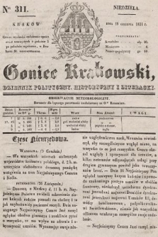 Goniec Krakowski : dziennik polityczny, historyczny i literacki. 1831, nr 311