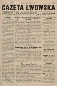 Gazeta Lwowska. 1930, nr 183