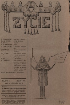 Życie : tygodnik polityczny, społeczny i literacki. 1910, z. 7