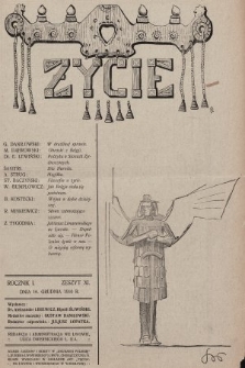 Życie : tygodnik polityczny, społeczny i literacki. 1910, z. 11
