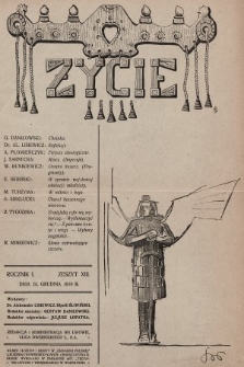 Życie : tygodnik polityczny, społeczny i literacki. 1910, z. 13
