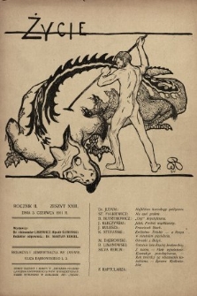 Życie : tygodnik polityczny, społeczny i literacki. 1911, z. 23