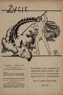 Życie : tygodnik polityczny, społeczny i literacki. 1911, z. 24