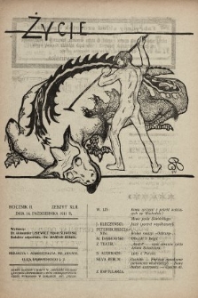 Życie : tygodnik polityczny, społeczny i literacki. 1911, z. 42