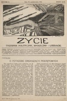 Życie : tygodnik polityczny, społeczny i literacki. 1911, z. 44