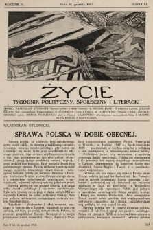 Życie : tygodnik polityczny, społeczny i literacki. 1911, z. 51