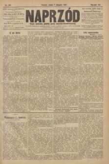 Naprzód : organ centralny polskiej partyi socyalno-demokratycznej. 1907, nr 221