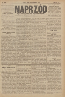 Naprzód : organ centralny polskiej partyi socyalno-demokratycznej. 1907, nr 277