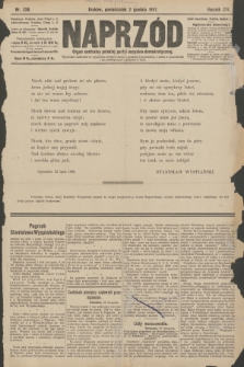 Naprzód : organ centralny polskiej partyi socyalno-demokratycznej. 1907, nr 338 [nakład pierwszy skonfiskowany]