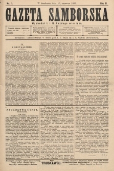Gazeta Samborska. 1896, nr 5