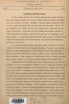 Wiadomości z Anglii : biuletyn prasowy. 1939, nr 1