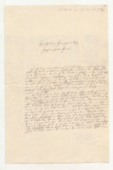 Brief von Georg Wilhelm Freytag und Alexander von Humboldt an Alexander von Humboldt